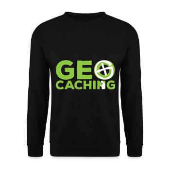 Geocaching loisirs au nom - Sweat-shirt Unisexe - noir - Devant - Alina (178cm) & Michal (187cm)