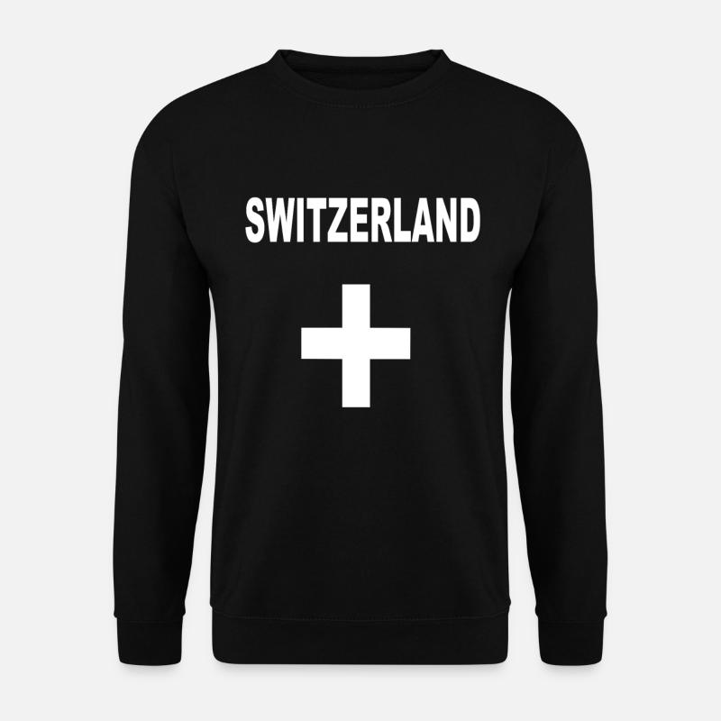 Schweiz - Unisex Pullover - Schwarz