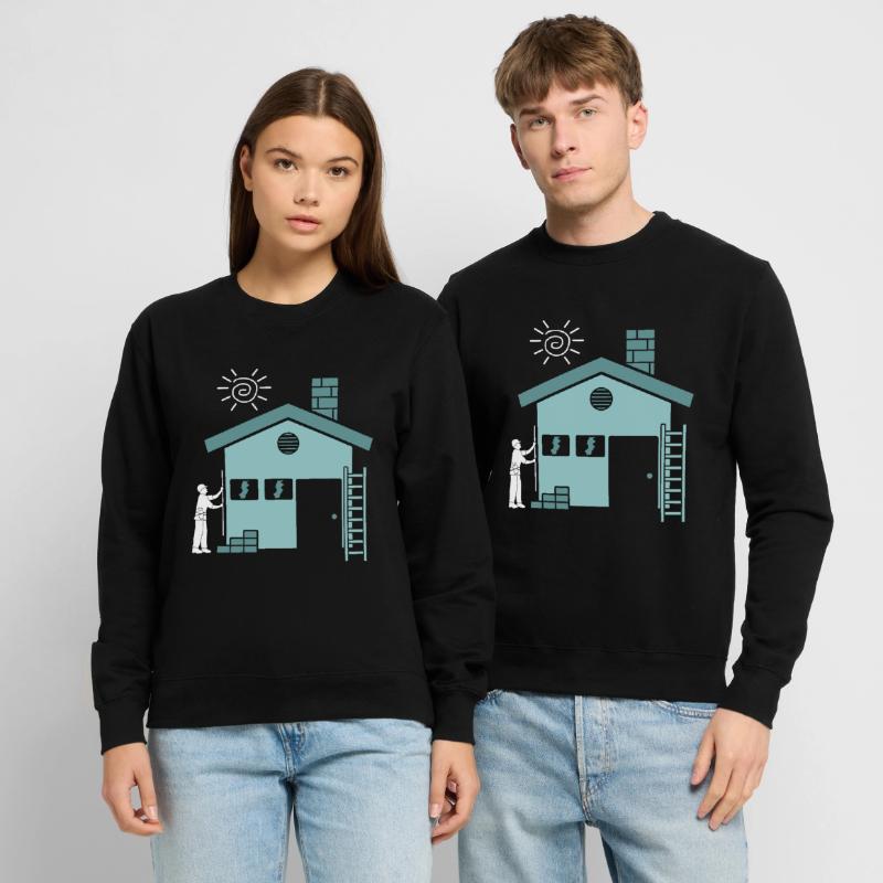 Constructeur de maisons constructeur de maisons Sweat-shirt Unisexe