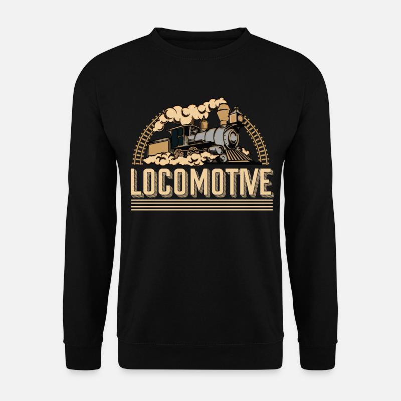 Modelleisenbahn, Modellbau - Unisex Pullover - Schwarz