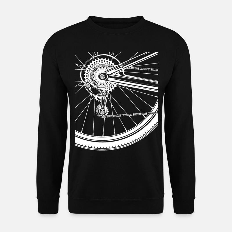 Mountainbike MTB - Unisex Pullover - Schwarz