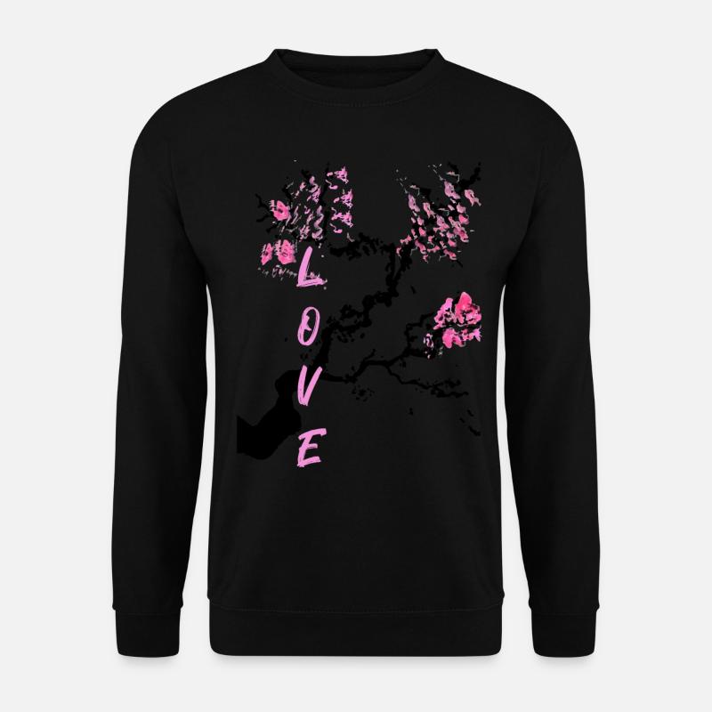 Japanische kirschblüte tattoo - Unisex Pullover - Schwarz