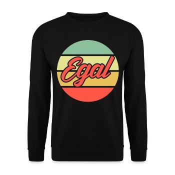 Egal - Unisex Pullover - Schwarz - Vorne - Alina (178cm) & Michal (187cm)