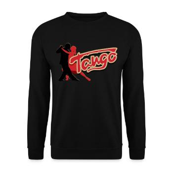 Tango, Tango Tänzer - Unisex Pullover - Schwarz - Vorne - Alina (178cm) & Michal (187cm)