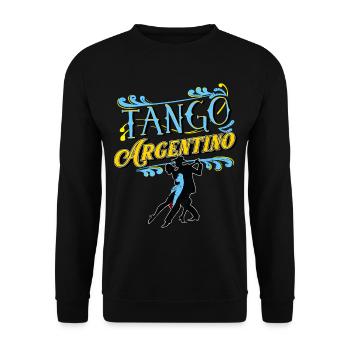 Tango, Tango Tänzer - Unisex Pullover - Schwarz - Vorne - Alina (178cm) & Michal (187cm)