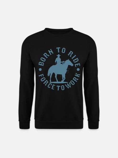 équitation Western - Sweat-shirt Unisexe - noir