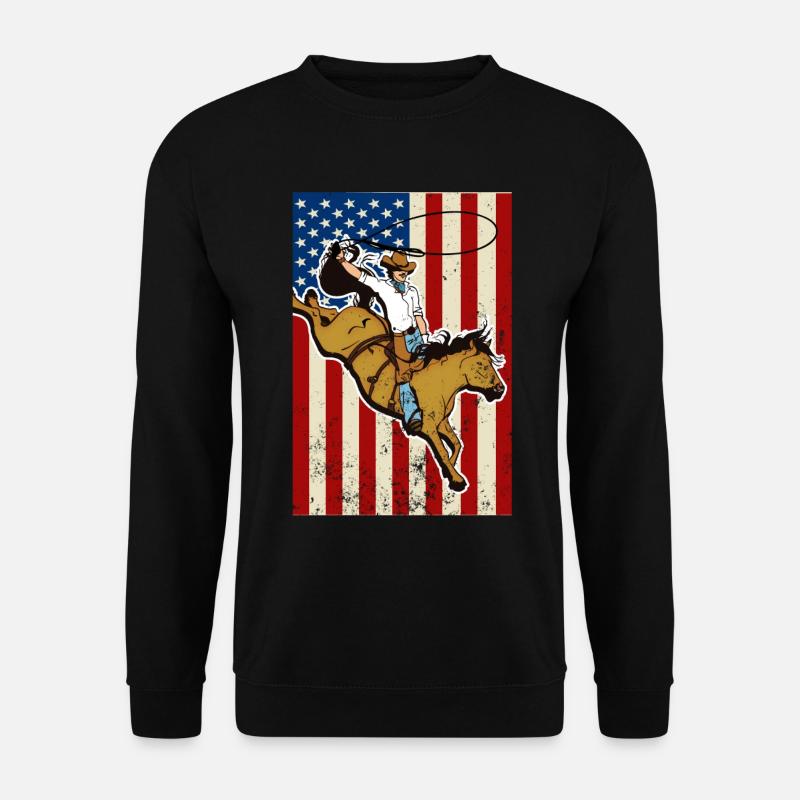 Westernreiten - Unisex Pullover - Schwarz