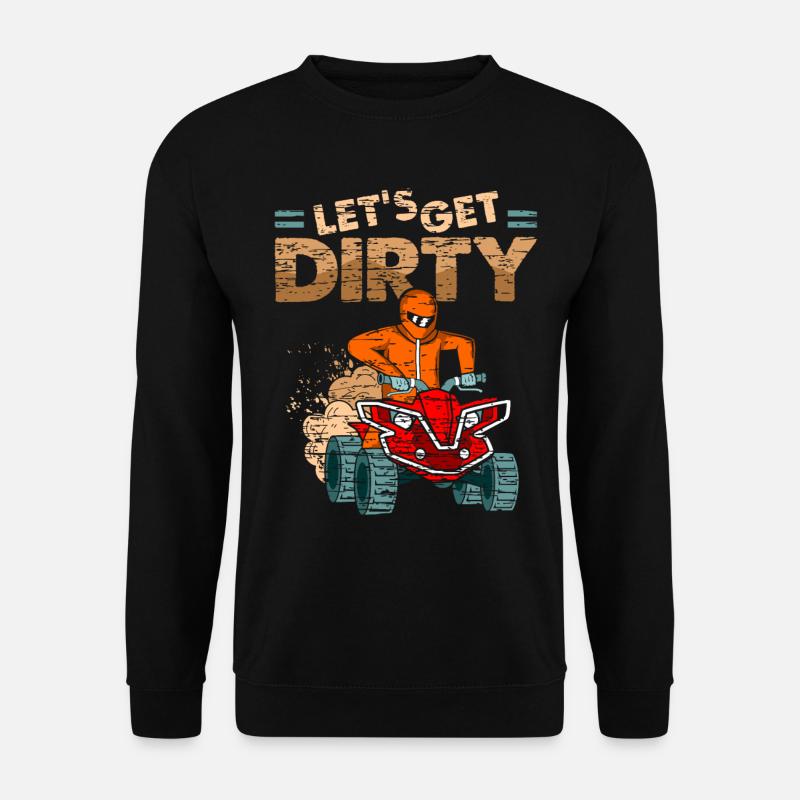 Quad Spruch Lustig Quadfahrer Offroad - Unisex Pullover - Schwarz