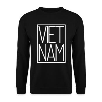 Vietnam Südostasien Souvenir Ferien im Paradies - Unisex Pullover - Schwarz - Vorne - Alina (178cm) & Michal (187cm)