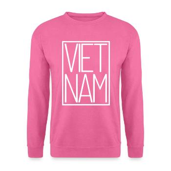 Vacances souvenirs au Vietnam en Asie du Sud-Est au paradis - Sweat-shirt Unisexe - rose - Devant