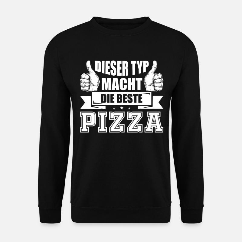 Pizzabäcker - Unisex Pullover - Schwarz