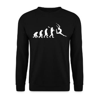 Twirling Evolution - Sweat-shirt Unisexe - noir - Devant - Alina (178cm) & Michal (187cm)