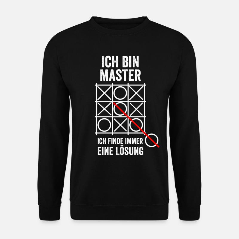 Master Studium Student - Unisex Pullover - Schwarz