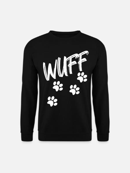 Hunde Wuff - Unisex Pullover - Schwarz