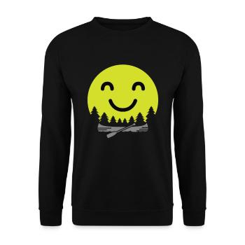 canoe - Unisex Sweatshirt - black - Front - Alina (178cm) & Michal (187cm)