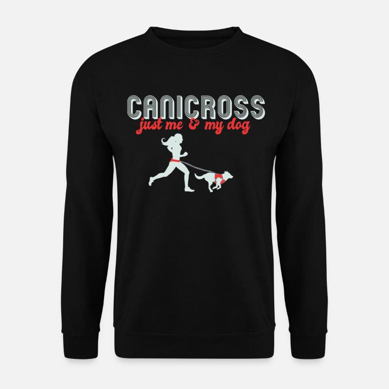 Hundesport, Canicross - Unisex Pullover - Schwarz