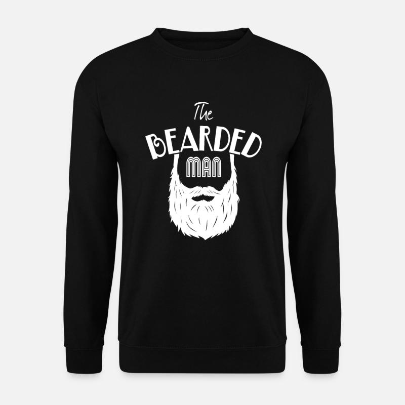 The Bearded Man - Unisex Sweatshirt - black