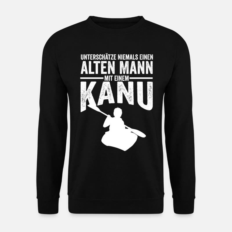 Kanu Rudern - Unisex Pullover - Schwarz