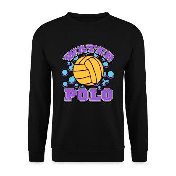 Water polo - Sweat-shirt Unisexe - noir - Devant - Alina (178cm) & Michal (187cm)