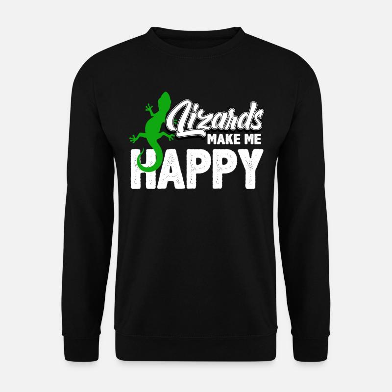 Gecko lizard - Unisex Sweatshirt - black