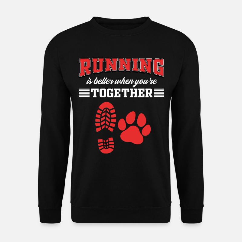 Hunde Sport, Canicross - Unisex Pullover - Schwarz