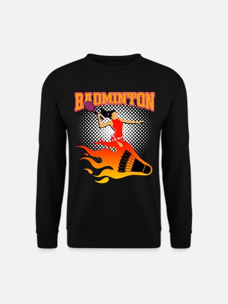 badminton - Unisex Sweatshirt - black
