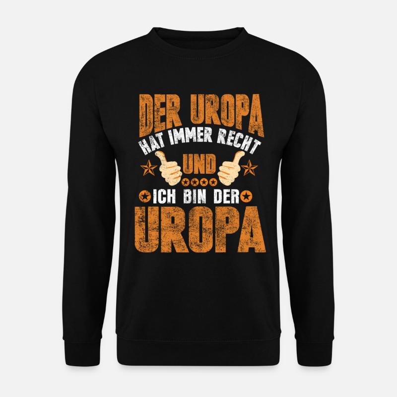 Uropa Ugroßeltern - Unisex Pullover - Schwarz