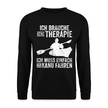 Kanu Wassersport - Unisex Pullover - Schwarz - Vorne - Alina (178cm) & Michal (187cm)
