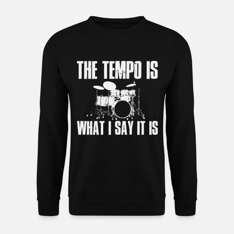 Drummer's pace - Unisex Pullover - Schwarz