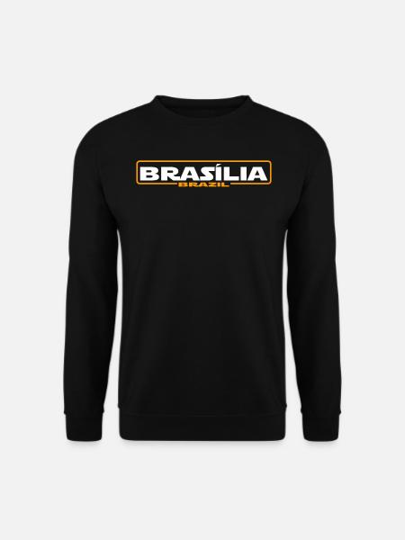Brasília, Brazil - Unisex Pullover - Schwarz