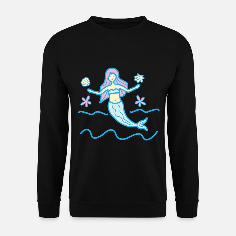 Mermaid - Unisex Sweatshirt - black