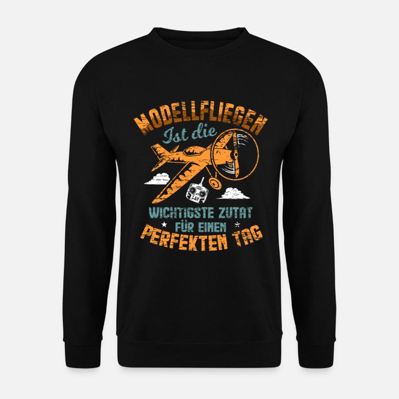 Modellfliegen - Unisex Pullover - Schwarz