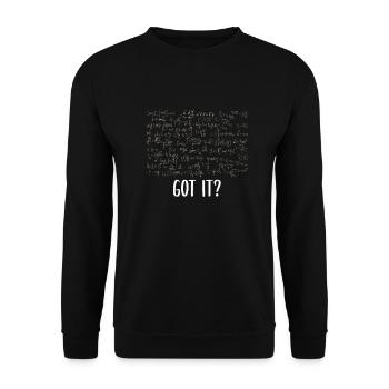 Vous avez les équations physiques? - Sweat-shirt Unisexe - noir - Devant - Alina (178cm) & Michal (187cm)