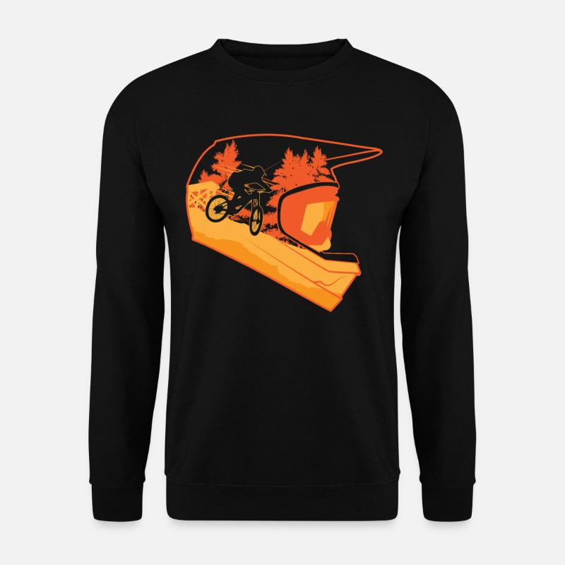 Downhill Casque VTT - Sweat-shirt Unisexe - noir