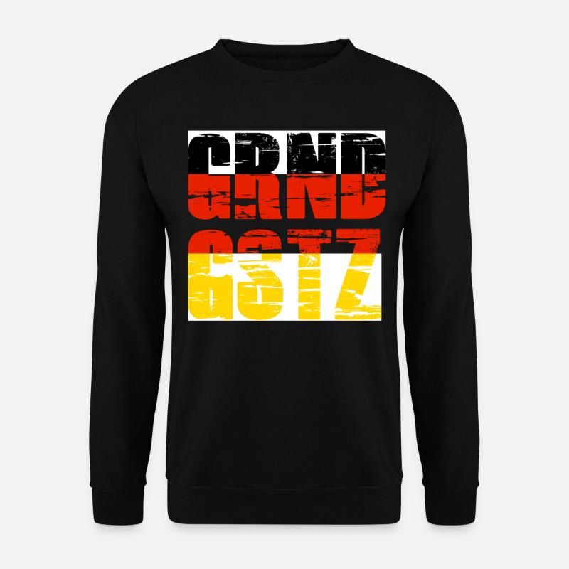 Grundgesetz Deutschland - Unisex Pullover - Schwarz