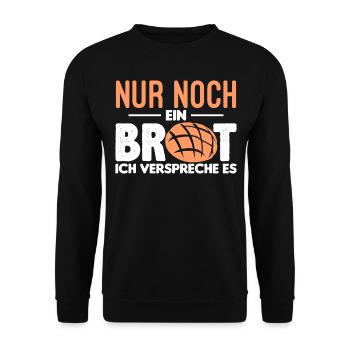 Hobbybäcker Brot Backen Bäcker Sauerteig - Unisex Pullover - Schwarz - Vorne - Alina (178cm) & Michal (187cm)