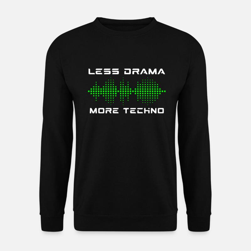 Techno - Sweat-shirt Unisexe - noir