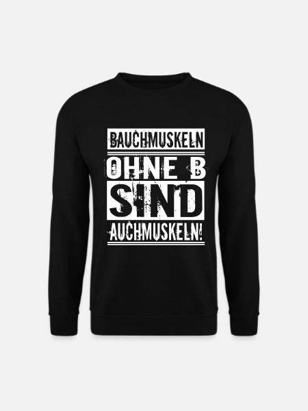 Bodybuilder Fitness Muskeln - Unisex Pullover - Schwarz