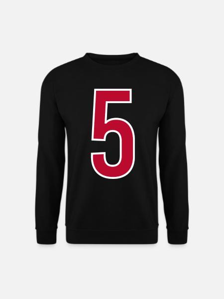 Number 5 number five - Unisex Sweatshirt - black