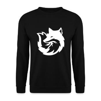 foxes - Unisex Sweatshirt - black - Front - Alina (178cm) & Michal (187cm)