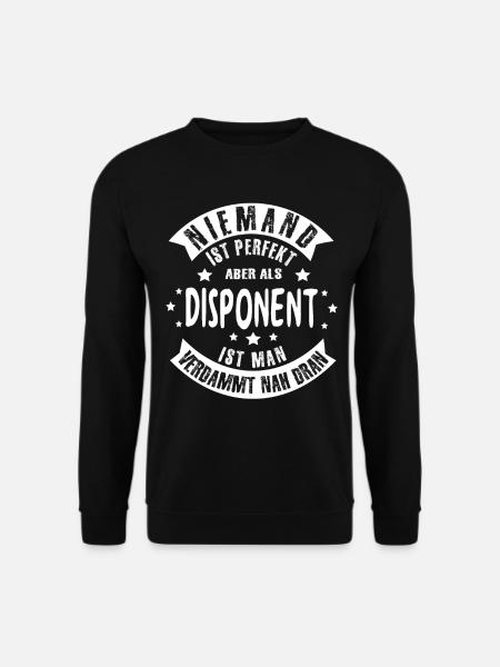Disponent Disponenten Geschenkidee - Unisex Pullover - Schwarz