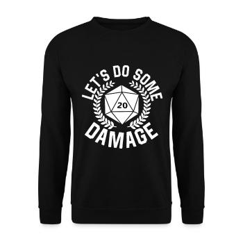 Cubes cubes cubes cubes cubes - Unisex Sweatshirt - black - Front - Alina (178cm) & Michal (187cm)