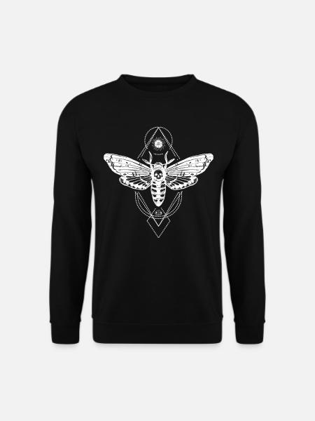 Gothic Falter Kelten Okkultismus Satan Geschenk - Unisex Pullover - Schwarz
