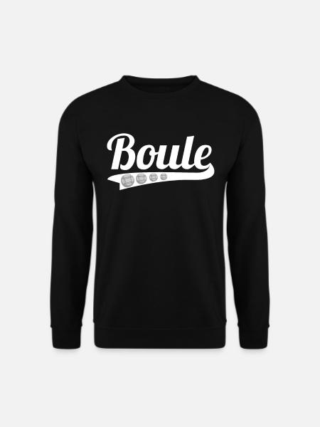 Petanque Aktuell Boule Kugeln Geschenk - Unisex Pullover - Schwarz