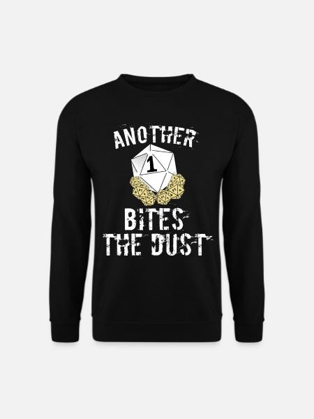 Witziger Würfel RPG Strategie Brettspiel Spruch - Unisex Pullover - Schwarz