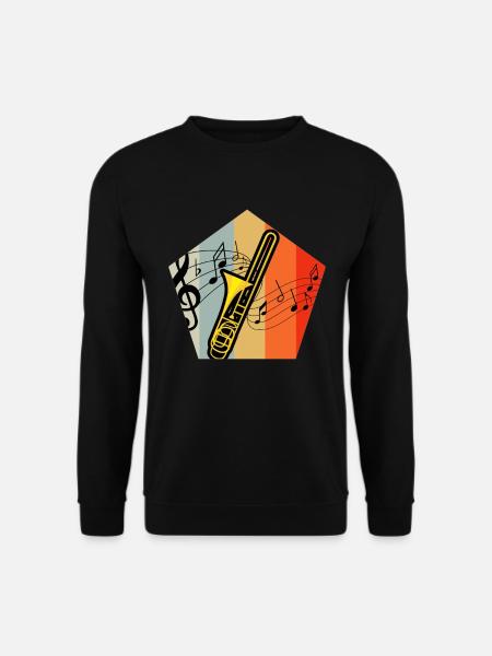 trombone - Unisex Sweatshirt - black
