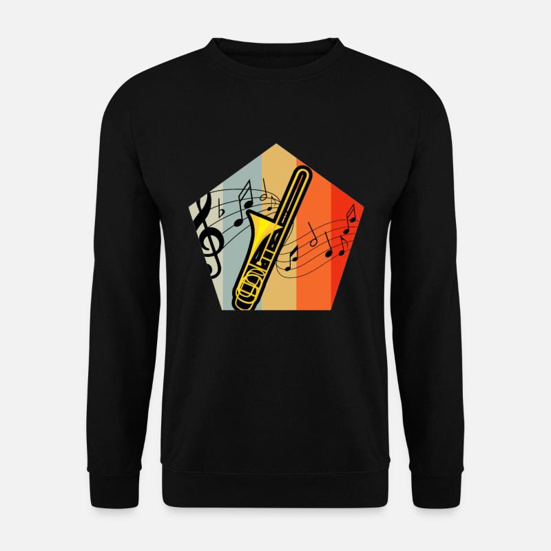 trombone - Sweat-shirt Unisexe - noir
