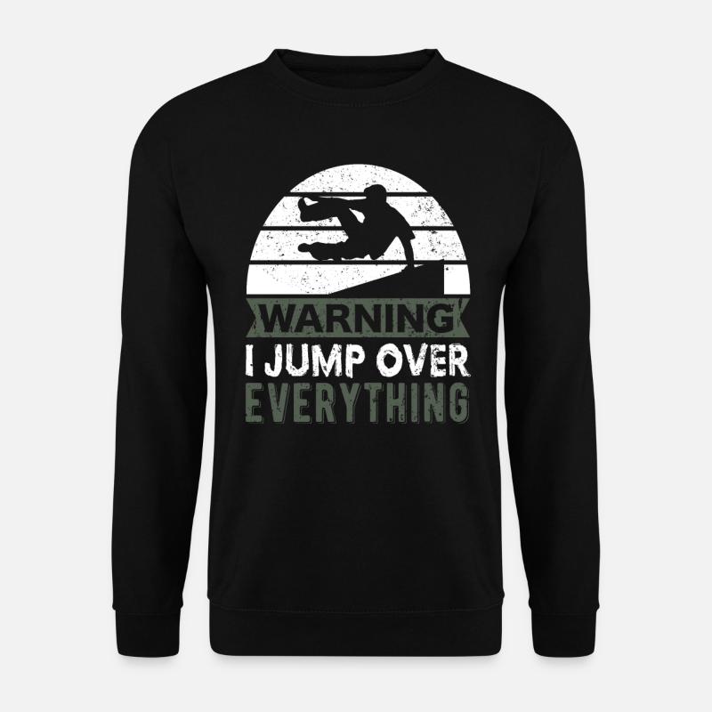 Parkour freerunning parkour runner gift idea - Unisex Sweatshirt - black