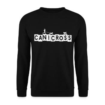 Canicross chien sport chien course à pied course à pied - Sweat-shirt Unisexe - noir - Devant - Alina (178cm) & Michal (187cm)