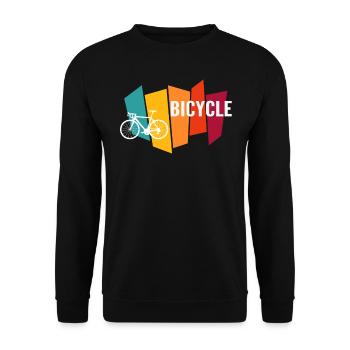 Vélo - Sweat-shirt Unisexe - noir - Devant - Alina (178cm) & Michal (187cm)
